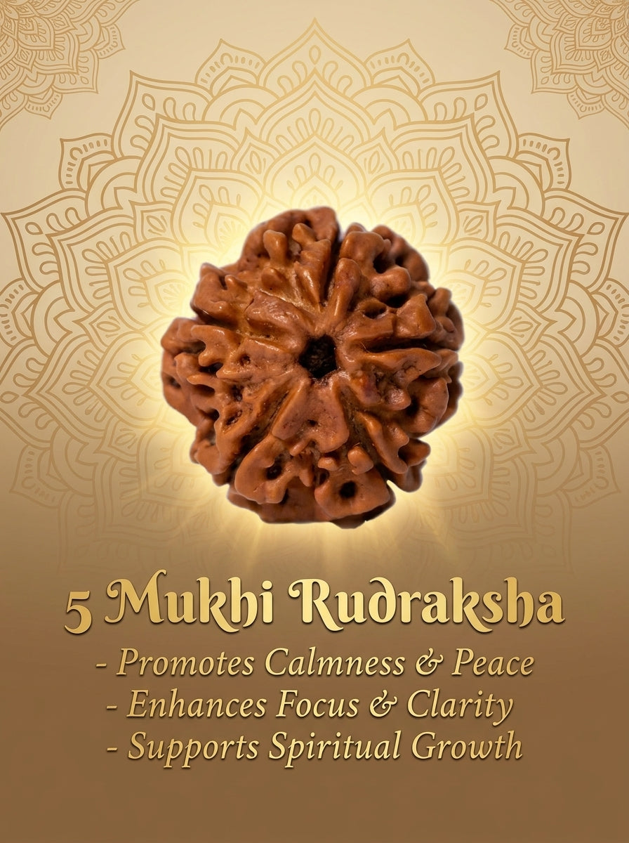 5 Mukhi Rudraksha