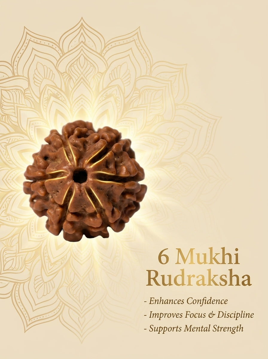 6 Mukhi Rudraksha