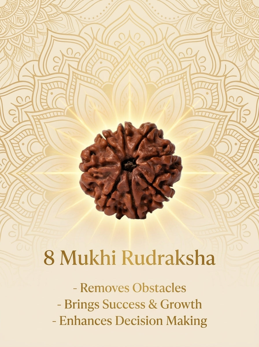 8 Mukhi Rudraksha - Large