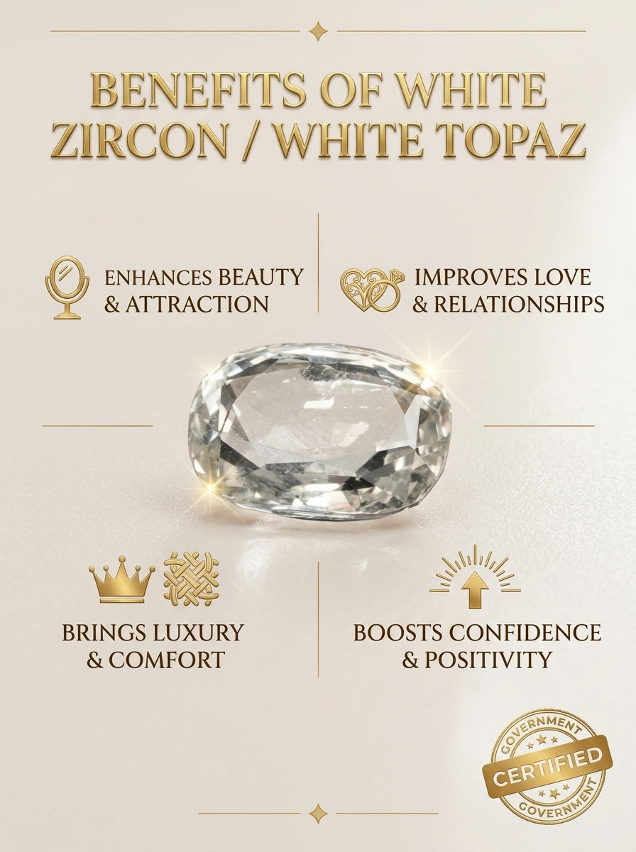 Zircon / White Topaz