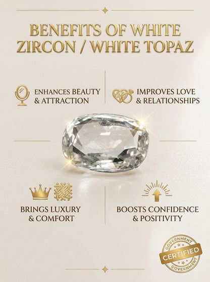Zircon / White Topaz