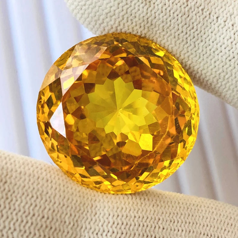 Yellow Topaz - Pukhraj Substitute