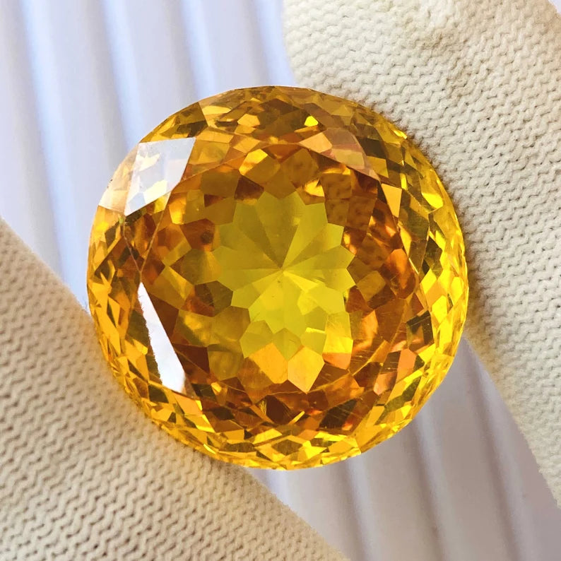 Yellow Topaz - Pukhraj Substitute